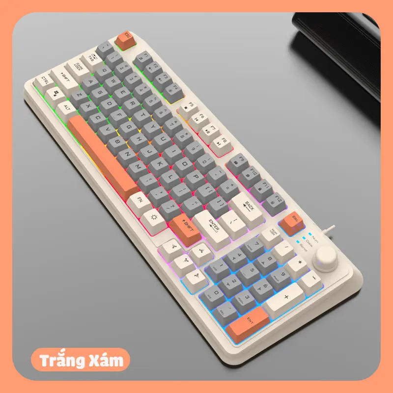 Bàn Phím Giả Cơ Có Dây K82 Led RGB 7 Màu Cực Đẹp, Gõ Cực Êm Dùng Cho Chơi Game, Văn Phòng ban phim | BigBuy360 - bigbuy360.vn Bàn Phím Giả Cơ Có Dây K82 Led RGB 7 Màu Cực Đẹp, Gõ Cực Êm Dùng Cho Chơi Game, Văn Phòng ban phim | BigBuy360 - bigbuy360.vn