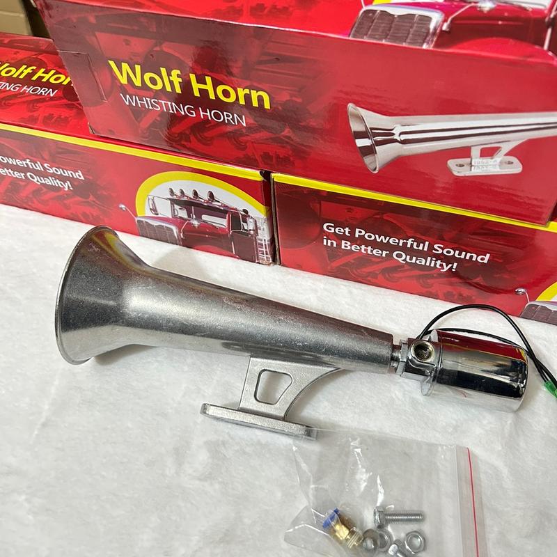 Còi chim nhôm. Kèn hơi tiếng chim cho xe có bình hơi điện 12v/24v