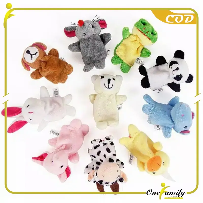 [COD] OFM M8 Boneka Jari Mainan Anak Bayi Mainan Edukasi Boneeka Tangan Karakter Beraneka warna 5