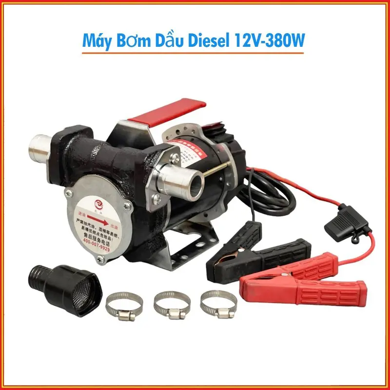 Máy bơm dầu diesel Suoli có 3 loại 12V, 24V, 220V dùng bơm hút dầu diesel Công suất 200W 300W 380W- PapaTools 3