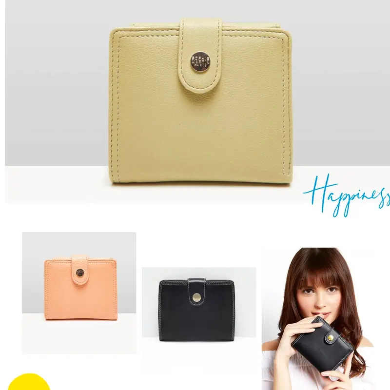 MONACO Wallet sophie martin paris promo Dompet Pendek Kulit PU Hitam Kartu Uang 2