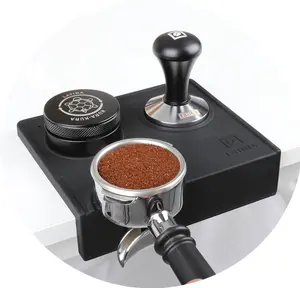 Latina Cumi Cumi Tamping mat karet silikon 2 lobang barista tools