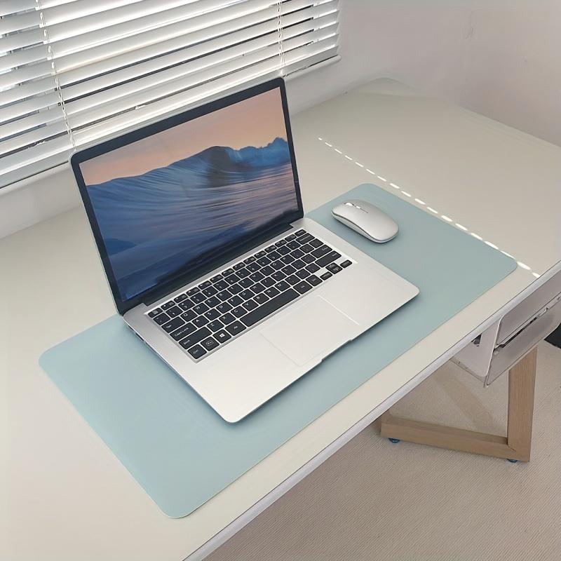 Product Introduction of NEW 1pc Large Size Waterproof PU Leather Office Desk Protective Pad Game Keyboard Desktop Pad Large Solid Color Mouse Pad Computer Accessories 0