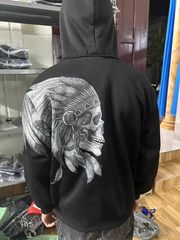 Áo  Khóa Kéo Lá Phong Thổ Dân Mẫu Mới 2024 - Áo Nỉ  Dài Tay Hot Trend Menswear Top 1