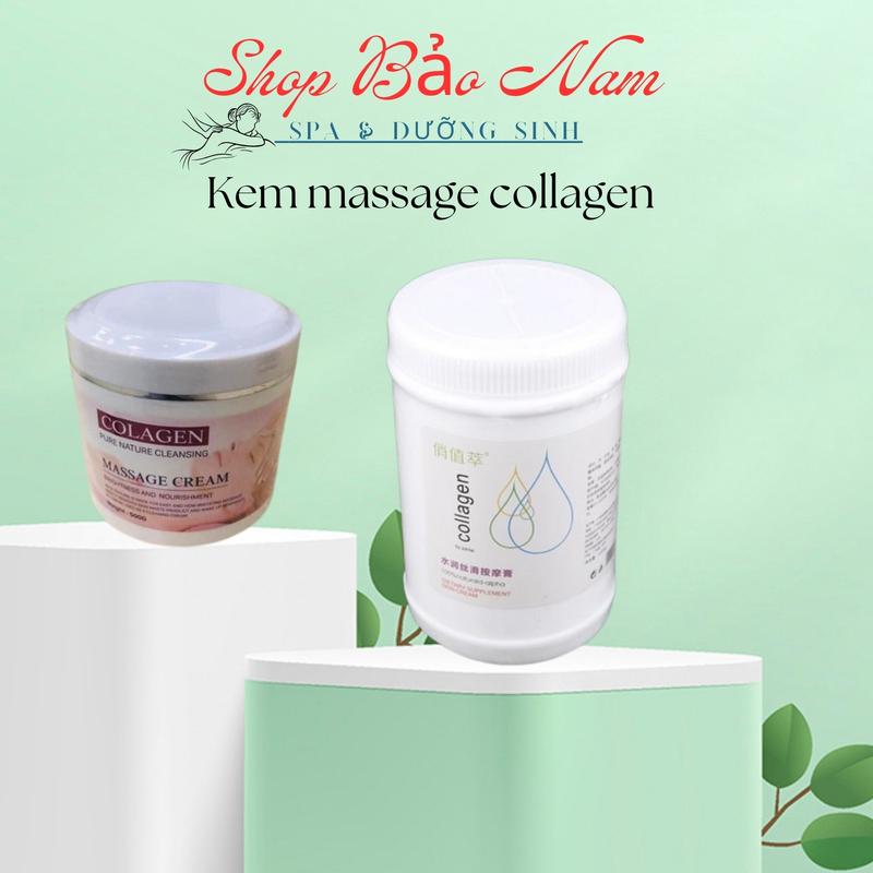 Kem massage mặt | Kem massage collagen 500gr 1000gr