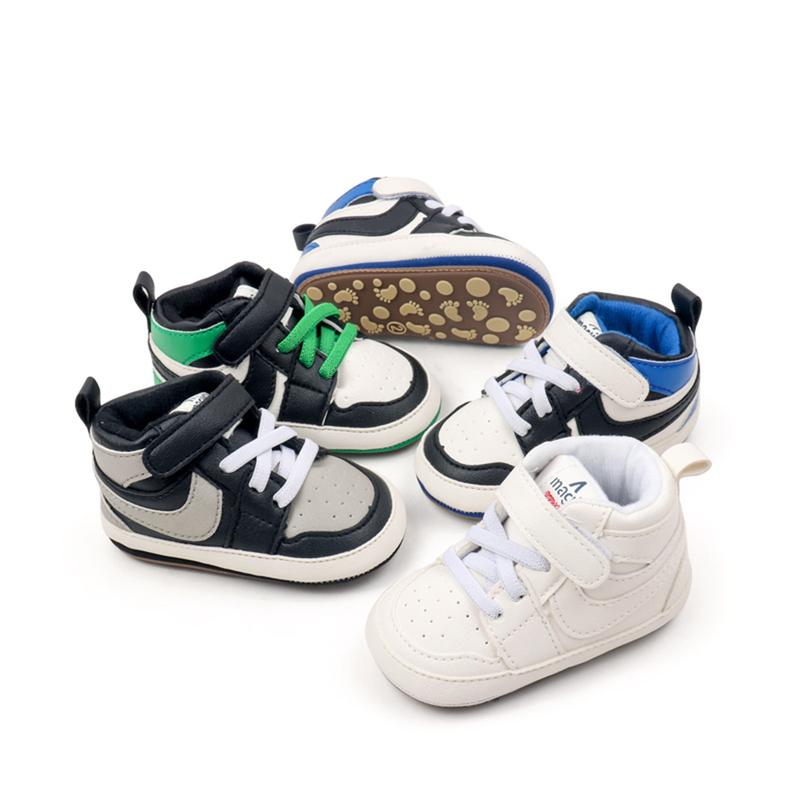 Giày Thể Thao Thường Ngày Cho Em Bé Trai Và Bé Gái, Cho Trẻ Mới Biết Đi, Có Màu Tương Phản, Giày Đế Mềm, Giày Bệt Cho Trẻ Sơ Sinh, Giày Thể Thao Thoáng Khí, Giày Đi Bộ Cho Trẻ Sơ Sinh