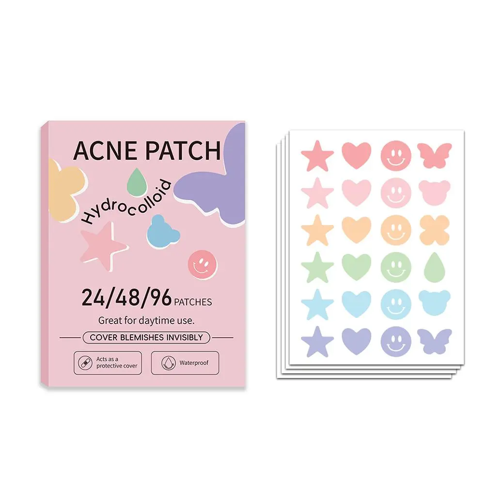 Hydrocolloid Colorful Acne Patch Mild Non-irritating Acne Pimples Patches