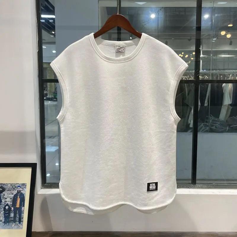 Product Introduction of [10000 People Praise] American Retro Waffle Solid Color Sports Vest Men's Waistcoat Loose plus Size Summer Fashion Brand Sleeveless T-shirt 6