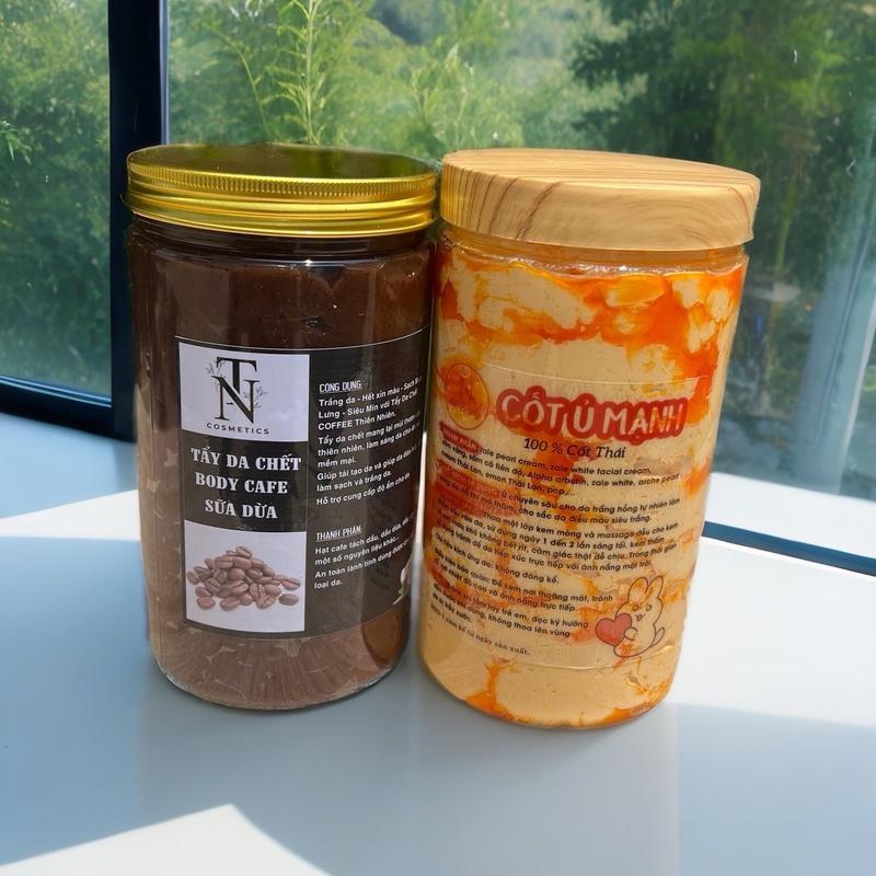 Combo 1,95 kg Kem Body Ủ Mạnh và Tẩy Tế Bào từ Cà Phê Thiên Nhiên