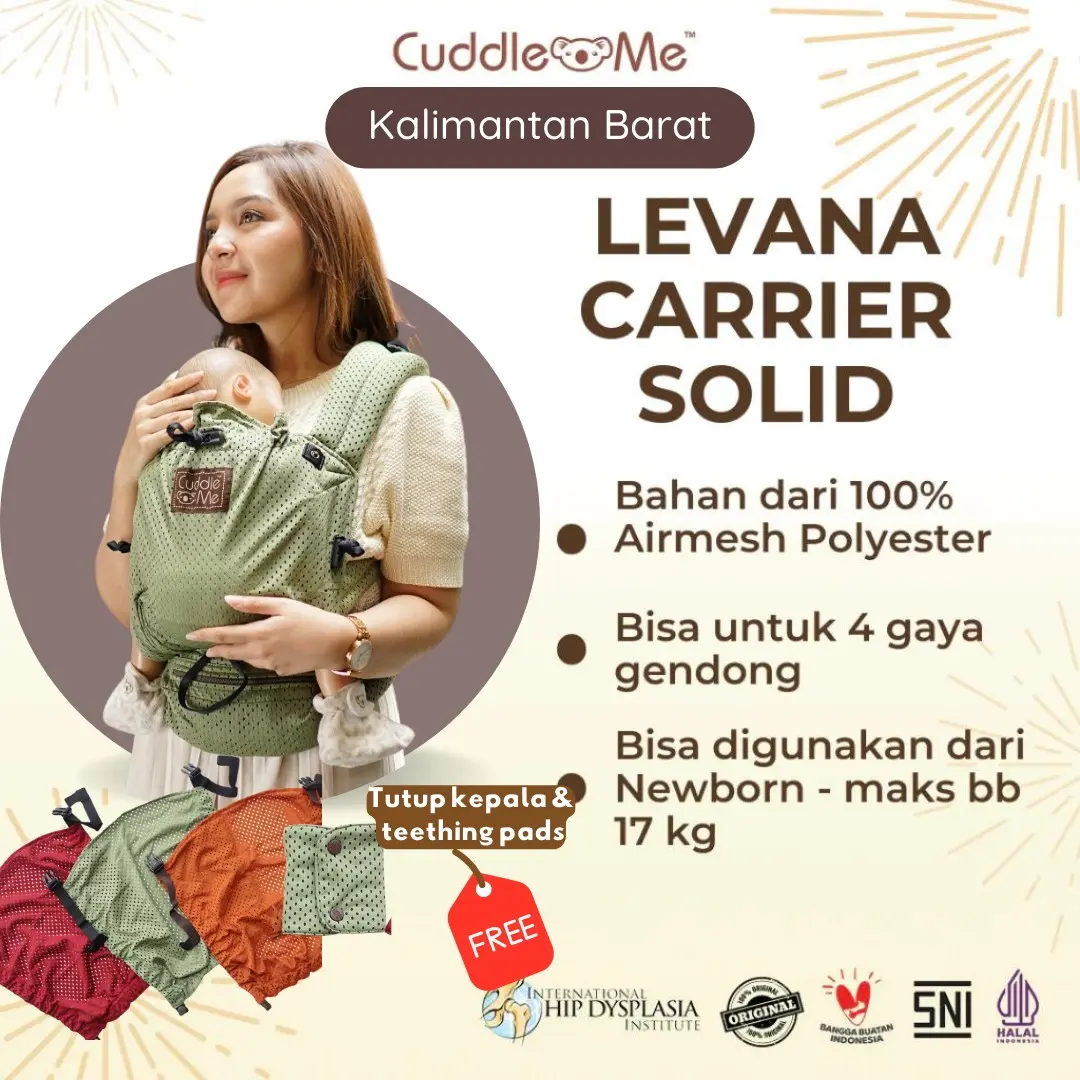 [BEST SELLER] SSC LEVANA NOE-AIR CARRIER Gendongan Depan Bisa dari Newborn mudah pakainya