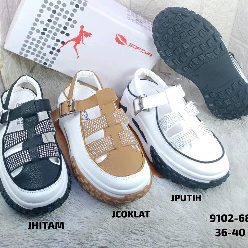 SANDAL WEDGES IMPORT WANITA SOFIYA 9102-68 1