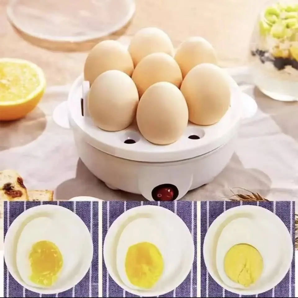 Electric egg cooker and poacher for soft, hard boiled or poaches. mini egg boiler multi-layer multifunctional electric steamer