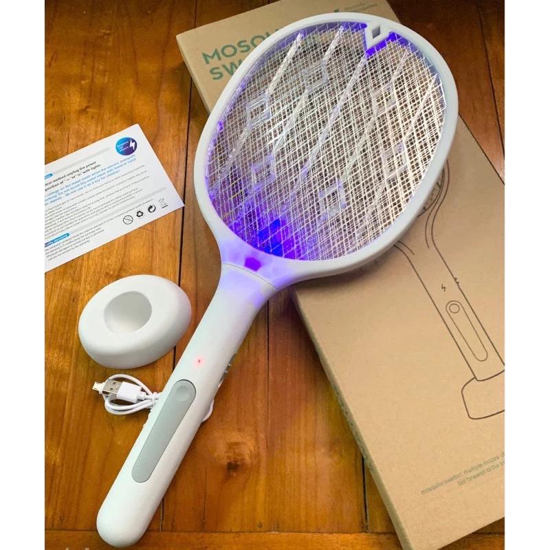 Product Introduction of Vợt Diệt Muỗi Thông Minh Gấp Gọn 2 In 1 Kiêm Đèn Bắt Muỗi Tự Động Ban Đêm Gấp Gọn - Điện Thế Bảo Vệ An Toàn - 2 Lớp Lưới Bảo Vệ An Toàn 7