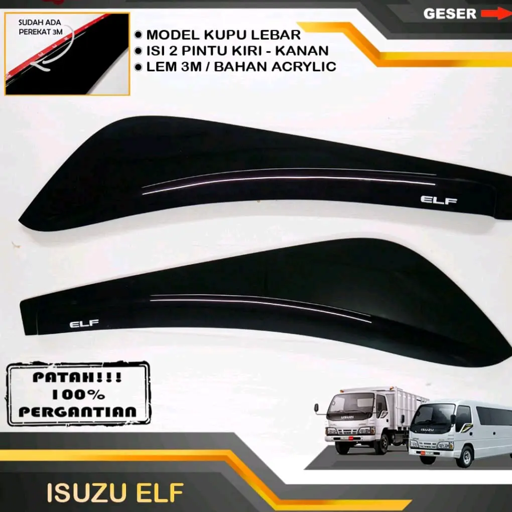TALANG AIR MOBIL ISUZU ELF model kupu kupu