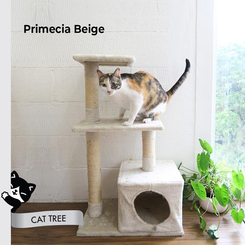 Cat Condo, Rumah Kucing tinggi tiyang 75 / 85cm brkualitas bagus rumah kucing interaktif cat coNdo garukan kucing 5