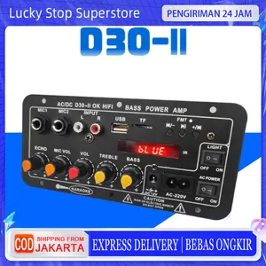 8-12 Inci 2000w Amplifier Board Audio Bluetooth USB Radio TF DIY Subwoofer D30 D10 Karaoke Power Stereo Bass Audio Karaoke FM Papan