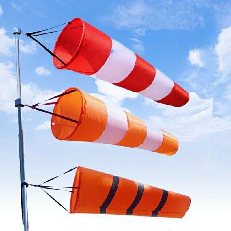 Product Introduction of 60cm Windsock Outdoor Wind Direction Measurement Reflective Belt Rip-stop Weather Vane for Airport Aviation Garden Farm 13