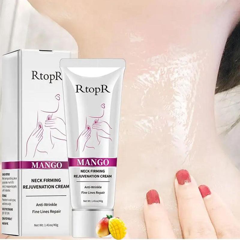 Product Introduction of RtopR Mango Neck Cream 40g Moisturizing Neck Cream Neck Firming Cream 24