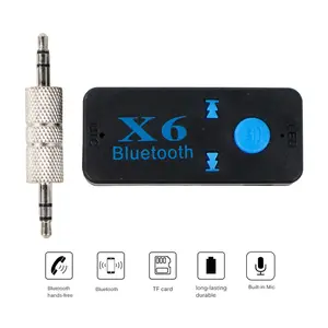 Bluetooth 5.0 Aux Audio transmitter Receiver Mobil 2.4 GHz