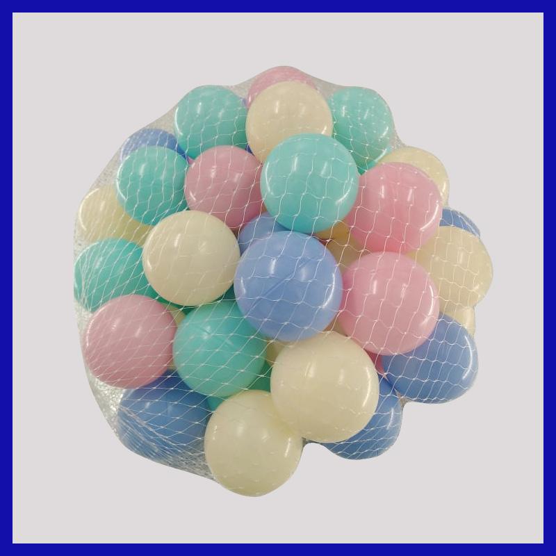 50pcs Multicoloured Soft Pit Balls, Plastic Play Balls Ocean - TikTok ...