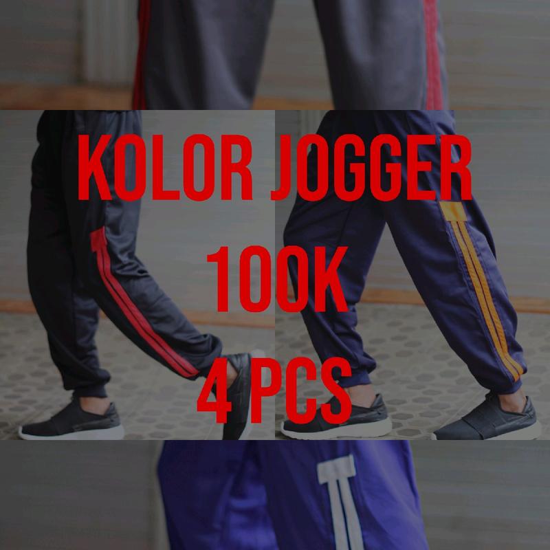 Paket Kolor Jogger 100k dapat 4 pcs Celana Olahraga Sport Volly Joger 0