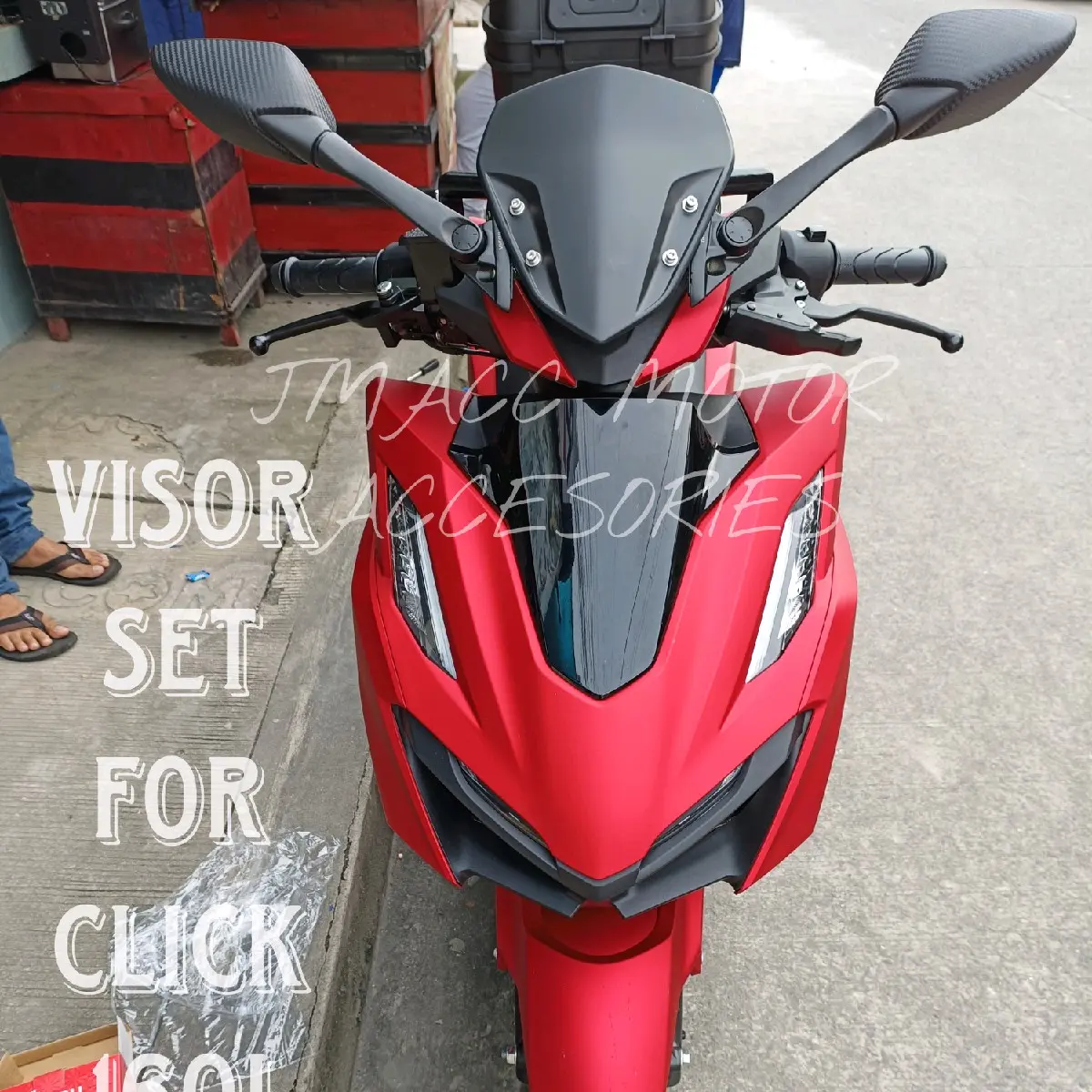 honda click 160 visor set - TikTok Shop Philippines