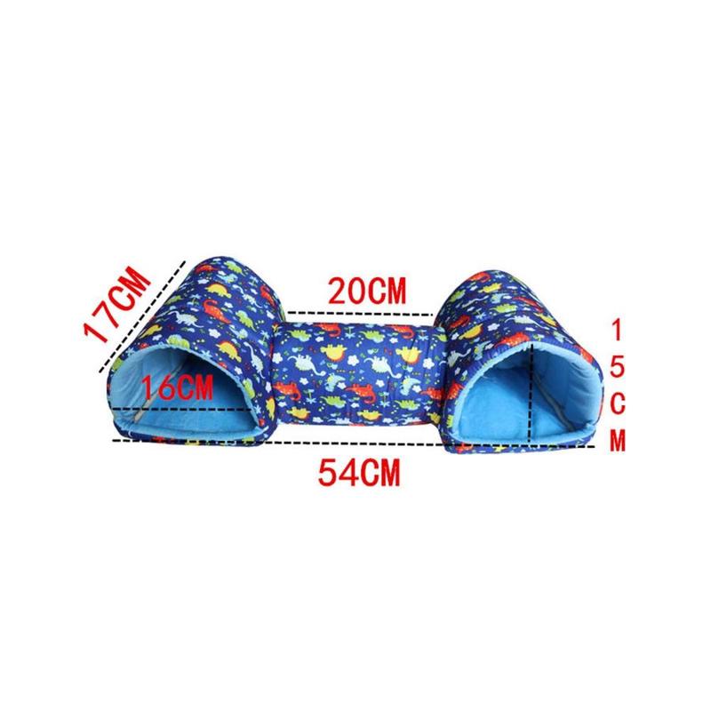 Product Introduction of Guinea Pig Tunnel and Bed Hamster Hideout Portable Entertainment Guinea Pig Bed House for Hedgehog Small Animals Rat 0