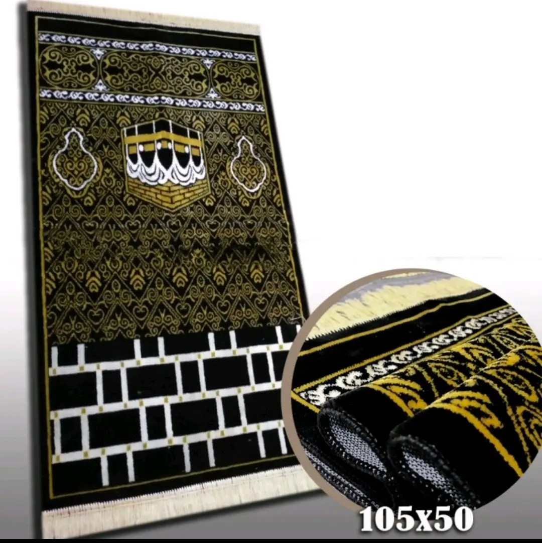 Sajadah Turki Hitam Kiswah Ka'bah The Best Turkey Spiegel Lembut