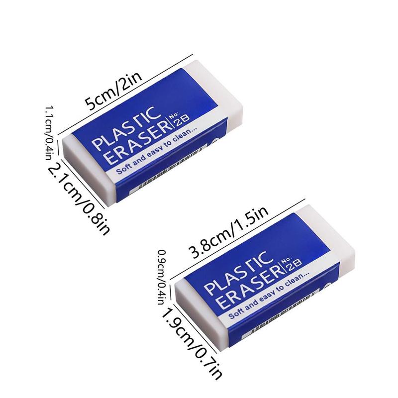 Square 2B Eraser, 1 Count Art Painting Eraser, Student Stationery Eraser For Writing & Drawing 2
