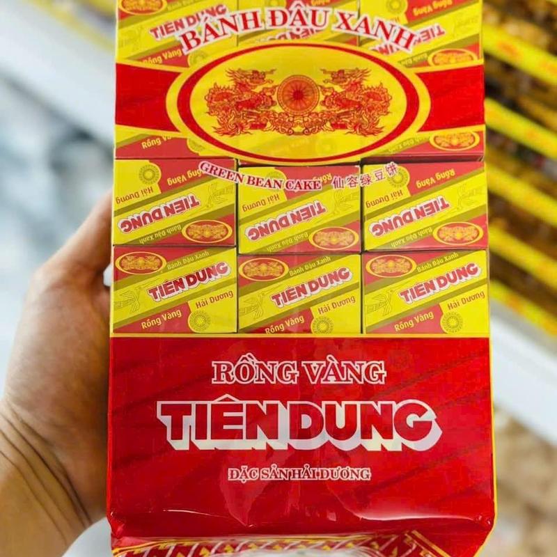Bánh Đậu Xanh Rồng Vàng TIÊN DUNG Lốc 36 Hộp Tuổi Thơ Cake