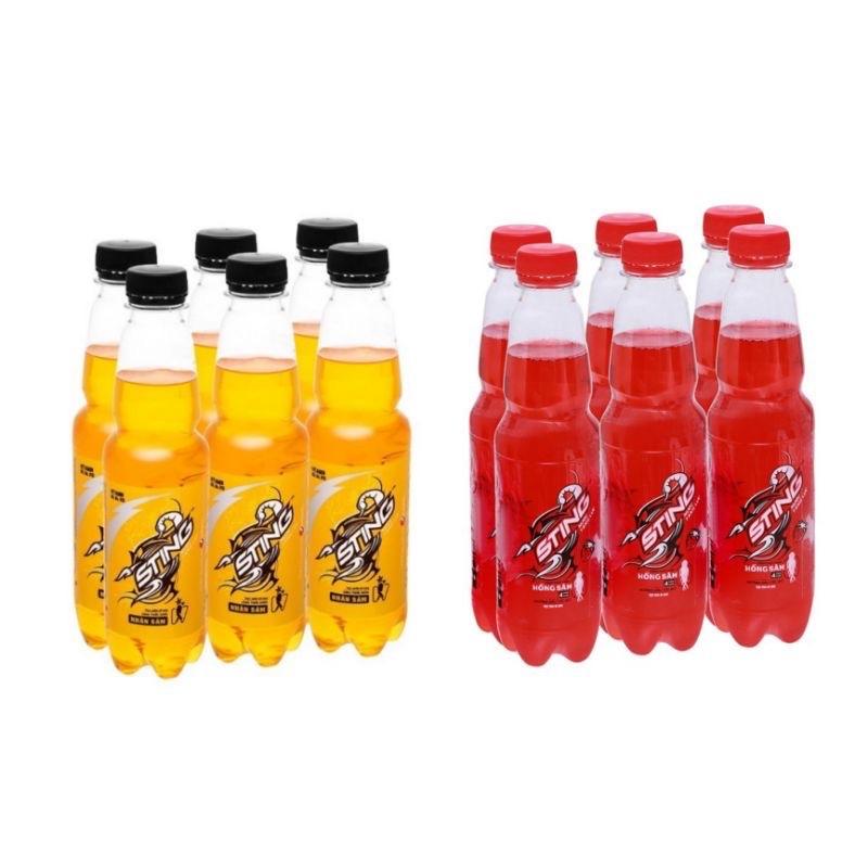Lốc 6 chai nước tăng lực Sting đỏ vàng