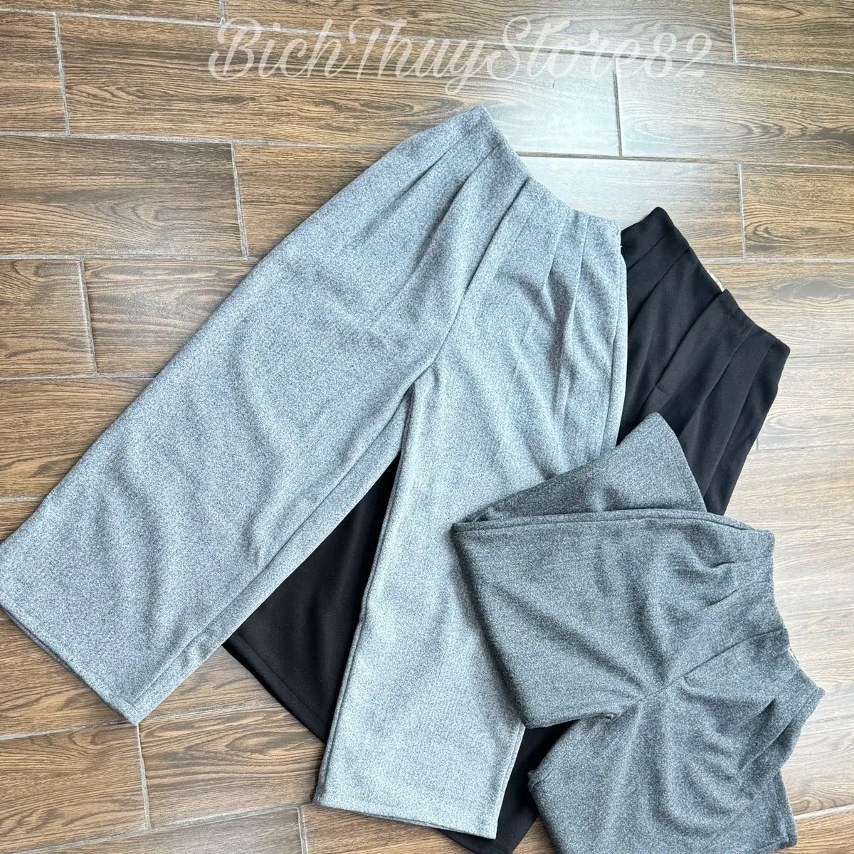 [Dạ Cao Cấp] Quần Dạ Ép Dày Dặn Dài 95cm Cạp Khoá Có Chun Sau Dành Cho Nữ - Women's Pants