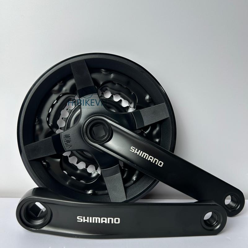 Giò Dĩa Xe Đạp Shimano Tourney FC-TY301 Bộ đùi đĩa 3 tầng TY301 Crankset Shimano Tourney