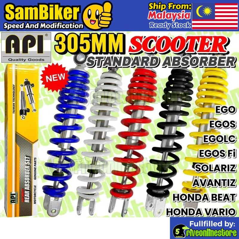 API Scooter Penyerap Hentakan Absorber 305MM Yamaha EGO EGOS - TikTok ...