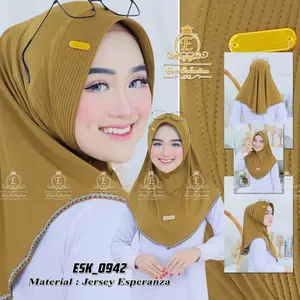 jilbab istan  /borgo instan /hijab instan picot Muslim Kerudung Bergo