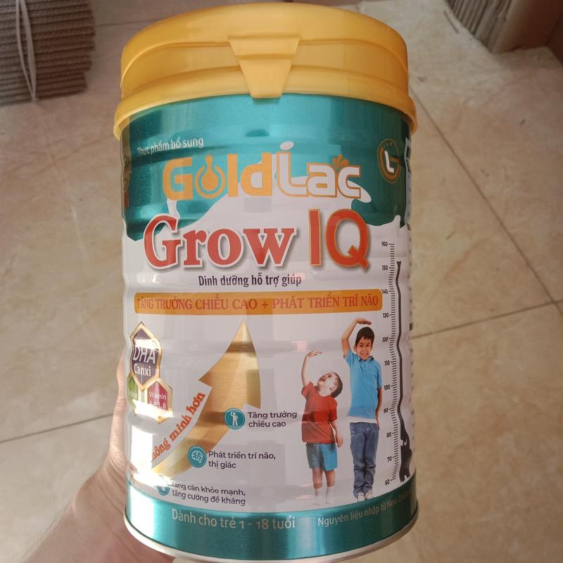 Sữa bột phát triển chiều cao - trí não Goldlac Grow IQ lon 900g 3