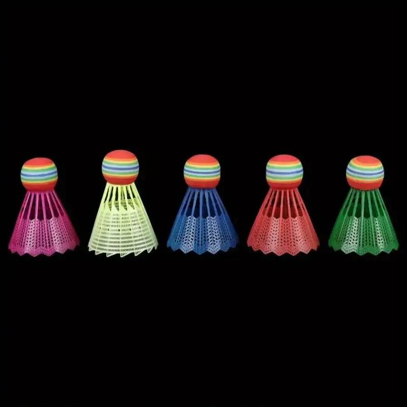 Product Introduction of Colorful Badminton Ball, 10pcs/set Durable Nylon Badminton Ball, Lightweight Badminton Ball for Indoor Outdoor Sports, Ball Sports Equipment 5