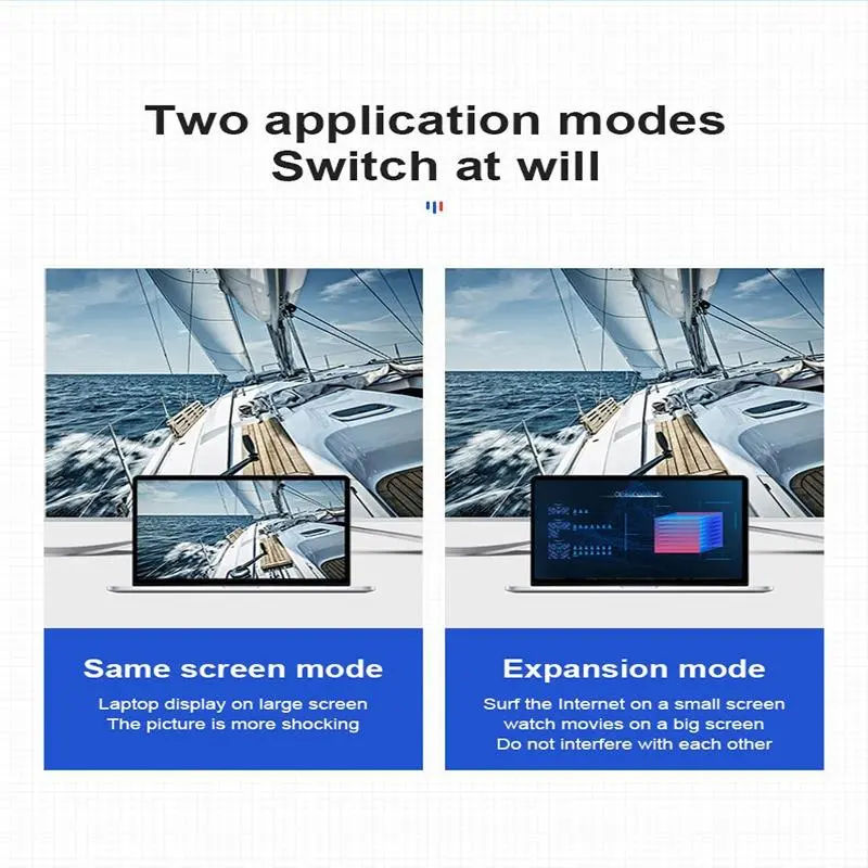 Portable USB C To HDMI Adapter 4K, USB-C Type C To HDMI Adapter USB Cable 4k Converter For Laptop Computer 4