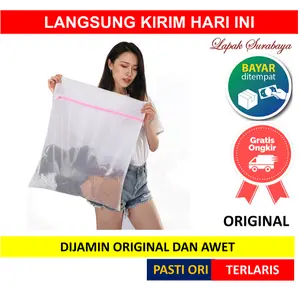 [ TONGJU ] KANTONG BAJU Mesin Cuci Loundry Laundry Bag Washing Pakaian Baju Bra Celana Dalam Londry Tas Sepatu Sandal Sabun Alat Mandi