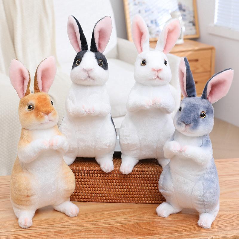 Product Introduction of 16cm/6.29in Rabbit Plush Toys, 1 Count Simulation Rabbit Toys Cute Rabbit Plushies Cartoon Rabbit Pillow for Bedroom, Stuffed Animals Gift for Her, Men's Gift 13