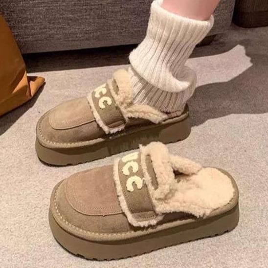 Sục lông UCC HOT TREND 2025 ĐỘC LẠ CUTE B56 Nữ DéP Shoes Women GiàY dép sục lót lông sục xám dép sục lông