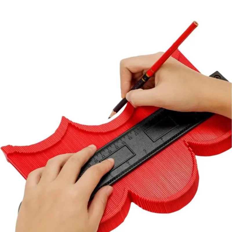 Contour Gauge, Multifunctional Woodworking Tool, Irregular Profile Measuring Tool, Template for Woodworking, Hardware 7