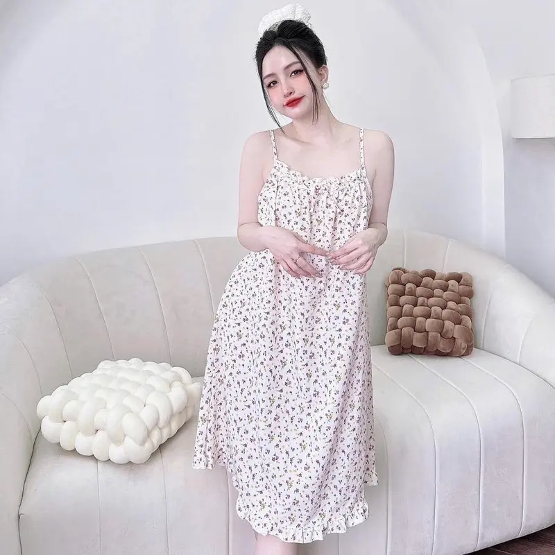 ĐẦM NGỦ 2 DÂY LỤA FORM DÁNG TIỂU THƯ MẶC NHÀ THOẢI MÁI 45-60KG 3