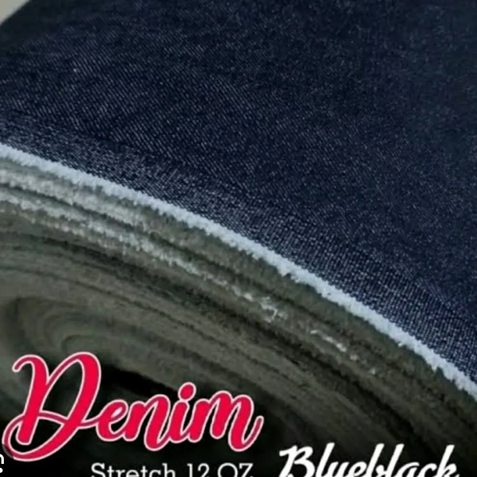 Kain Denim 12oz Strect 1,25m x 1,50m untuk satu celana panjang