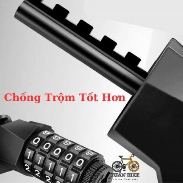 Khóa Dây Xe Đạp Lõi Thép Trống Trộm An Toàn 4