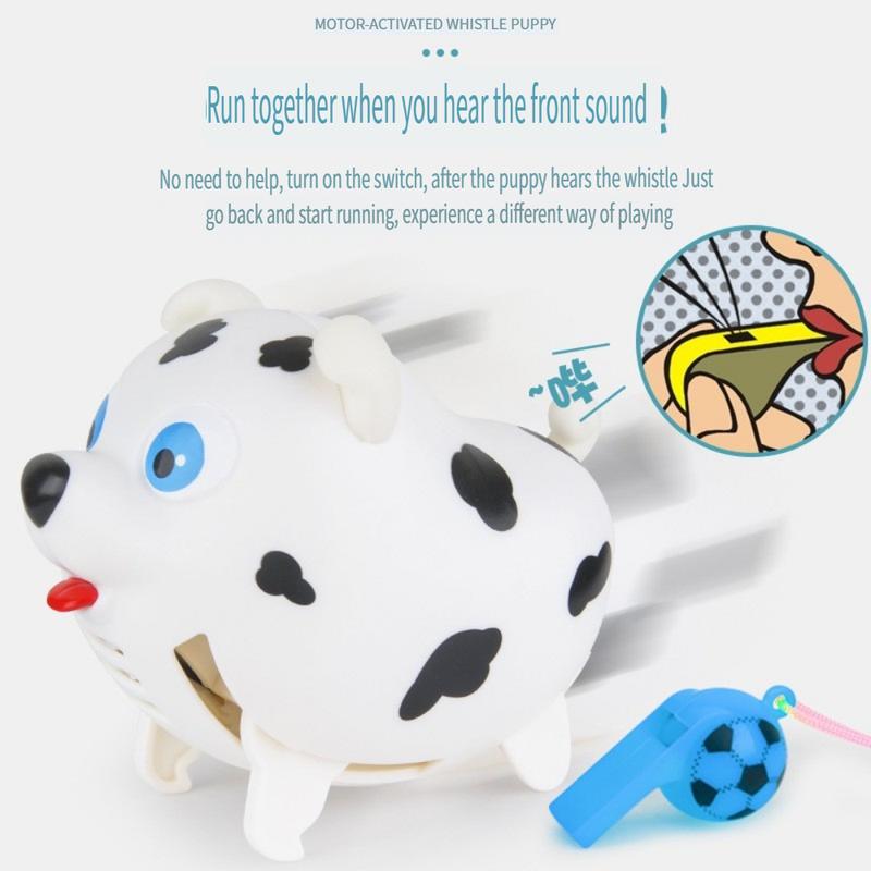 Product Introduction of 2025 Internet Celebrity Whistle Dog New Peculiar Induction Animal Children's Toy Whistle Dog Toy Novel Creative Toy 2