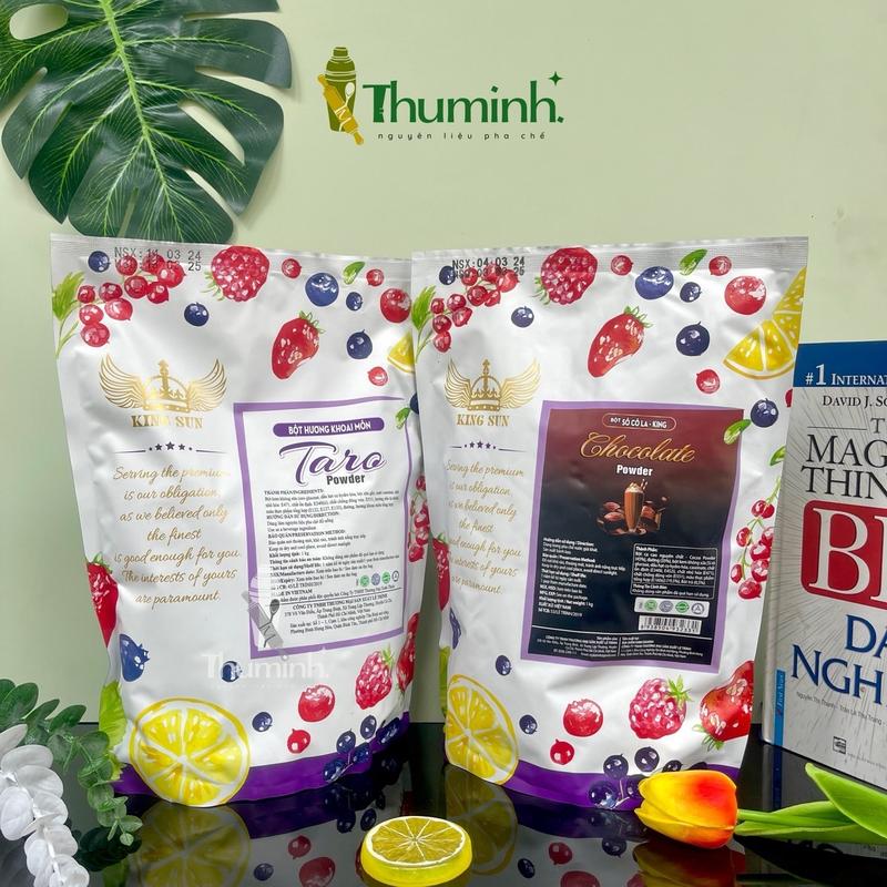 Bột Trà Sữa Hiệu King hương - Khoai Môn - Socola gói 1kg