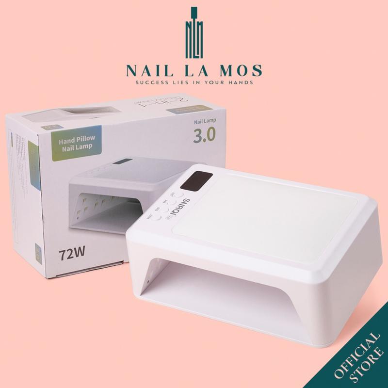 Máy hơ gel SNRQI T8 chính hãng 72W 60 bóng LED/UV - Máy hơ móng làm nail khoang rộng, có đệm kê tay (Bảo hành 3 tháng)