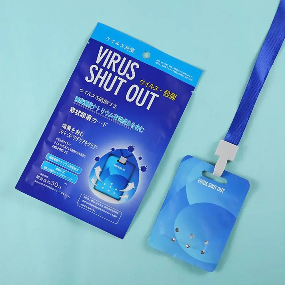 Space Air Sterilization Card Lanyard 360° Air Purification Type for Bus , Easy and Comfortable to Use