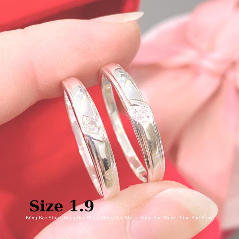 [Deal hời giá sốc N04] Nhẫn bạc nam nữ lẻ size to mẫu đẹp